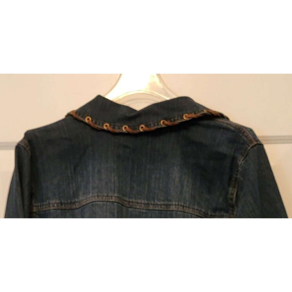 LIZ & ME Denim Long Sleeve Jean Jacket Womens Plus Size 0X - Picture 4 of 14